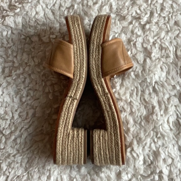 Tory Burch Fleming Low Heel Slide Espadrille Sandals, Size 9.5. - Picture 6 of 14